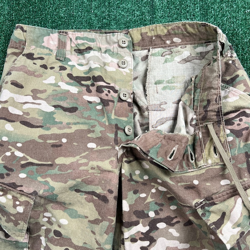 Military Multicam Cargo Pants Mens Medium Reg 33x32 Insect Shield Ripstop Canvas